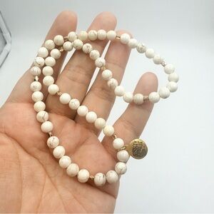 Kinsley Armelle Howlite Gem Beaded Stretch Necklace Wrap Bracelet